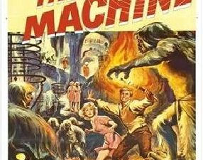 The Time Machine – Original Half Sheet Poster – Linen Backed – 1960