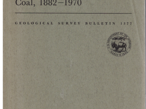 Bibliography and index of U.S. Geological Survey Publications Relating to Coal, 1882-1970 by Paul Averitt and Lorreda Lopez (Bulletin 1377)