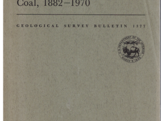Bibliography and index of U.S. Geological Survey Publications Relating to Coal, 1882-1970 by Paul Averitt and Lorreda Lopez (Bulletin 1377)