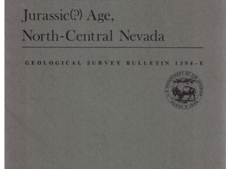 The Auld Land Syne Group, of Late Triassic and Jurassic(?) Age, North-Central Nevada by D. B. Burke and N.J. Silberling (Bulletin 1394-E)