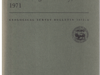 Changes in Stratigraphic Nomenclature by the U.S. Geological Survey, 1971 by George V. Cohee and Wilna B. Wright (Bulletin 1372-A)