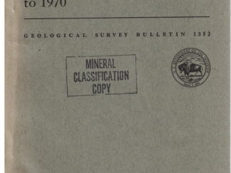Selected Annotated Bibliography of Asphalt-Bearing Rocks of the United States and Canada, to 1970 by Marjorie C. Mullens and Albert E. Roberts (Bulletin 1352)