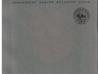 The Eagle Valley Evaporite, Northwest Colorado-A Regional Synthesis by William W. Mallory (Bulletin 1311-E)