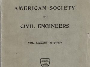 Transactions of the American Society of Civil Engineers Vol. LXXXIII 1919-1920