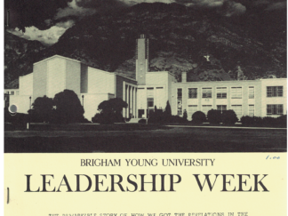Brigham Young University Leadership Week by Ivan J. Barrett