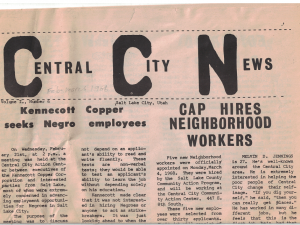 Central City News Vol. I No. 6 Salt Lake City, Utah (Feb-March 1968)