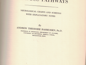 The Principal Nervous Pathways – Neurological Charts and Schemas with Explanatory Notes by Andrew Theodore Rasmussen, Ph. D.