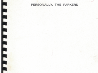 Personally, The Parkers by Doris Parker Wendelboe