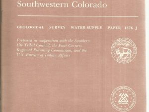 Availability and Quality of Ground Water, Southern Ute Indian Reservation, Southwestern Colorado (Geological Water Supply Paper 1576-J)