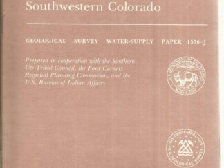 Availability and Quality of Ground Water, Southern Ute Indian Reservation, Southwestern Colorado (Geological Water Supply Paper 1576-J)