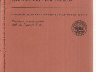 Geology and Ground Water of the Red Lake Area Navajo Indian Reservation Arizona and New Mexico