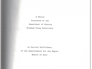 The Industrial Workers of the World in Utah: Origins, Activities, and Reactions of the Church of Jesus Christ of Latter-Day Saints by Glenn V. Bird