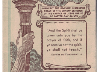 The Instructor – The Message of Mormonism 1932