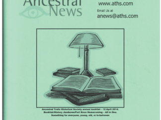 Ancestral News Summer 2014 Vol. 40, No. 2