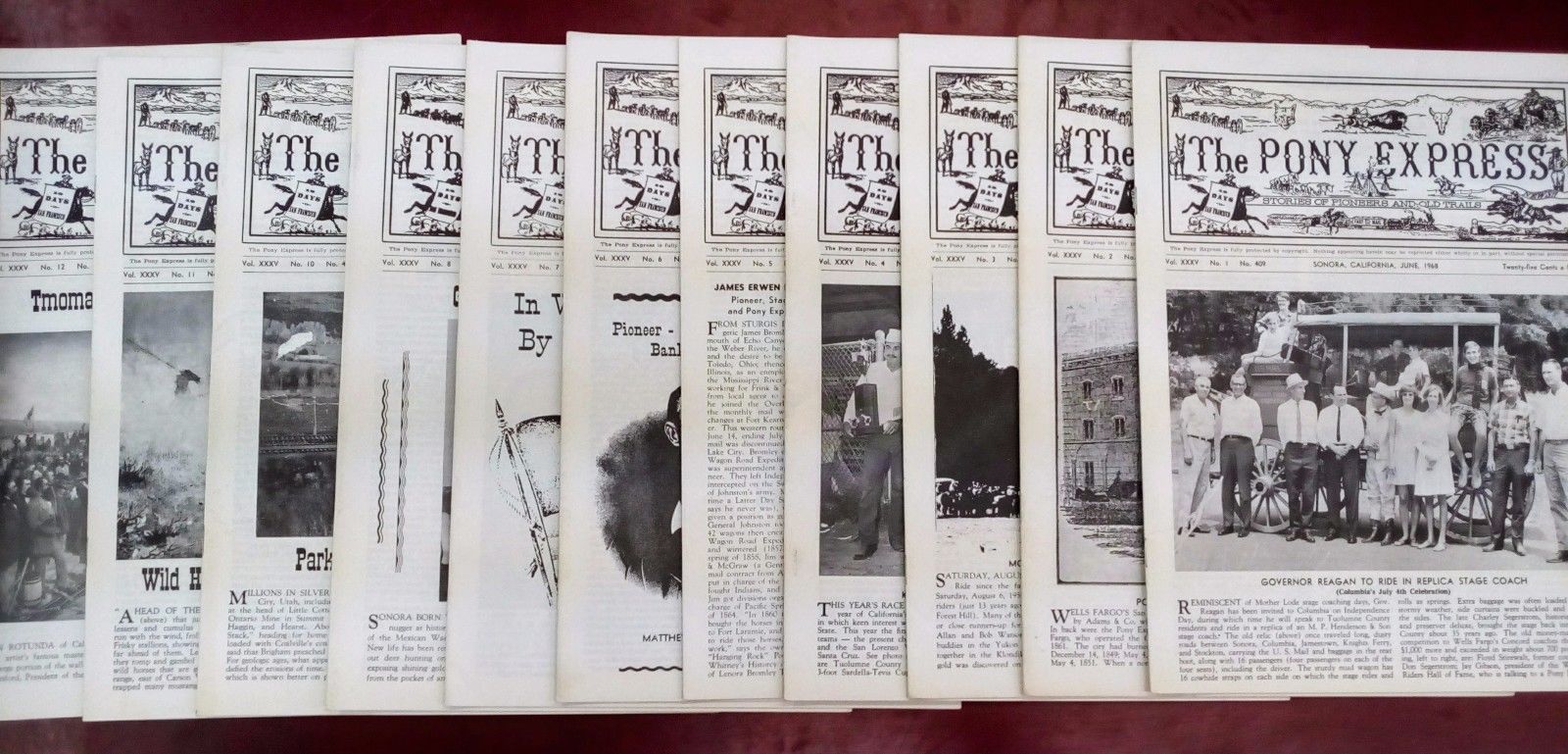 The Pony Express (Vol. XXXV, Partial Set, 1968-1969)