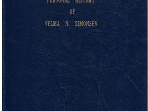 Personal History of Velma N. Simonsen