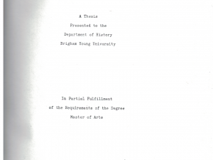 An Historical Study of Bluff City, Utah from 1878 to 1906 by Bryant L. Jensen