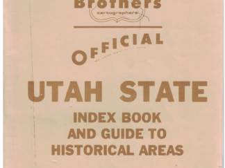 Official Utah State Index Book and Guide to Historical Areas