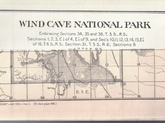 Wind Cave National Park – 1911 Map
