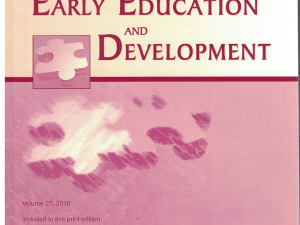 Early Education and Development Vol. 27, 2016 by Susanne Denham