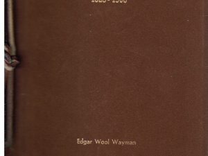 Biography of John Wayman Esq. 1825-1908 by Edgar Wool Wayman