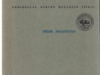 Tertiary Mineralization and Hydrothermal Alteration in the Stinkingwater Mining Region, Park County, Wyoming by Frederick S. Fisher (Bulletin 1332-C)