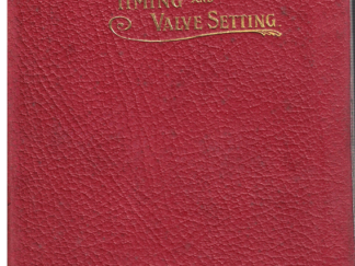 Ignition, Timing and Valve Setting by Thomas H. Russell, M.E., LL. B. 1909