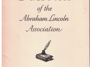 Bulletin of the Abraham Lincoln Association No. 4 September, 1935