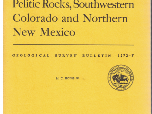 Gold Investigations in Precambrian Clastic and Pelitic Rocks, Southwestern Colorado and Northern New Mexico by Fred Barker (Bulletin 1272-F)