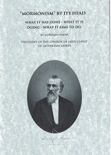 Mormonism by Its Head ~ Lorenzo Snow ~ Eborn Books LDS Classics Reprint Series #3 ~ 9781609195946