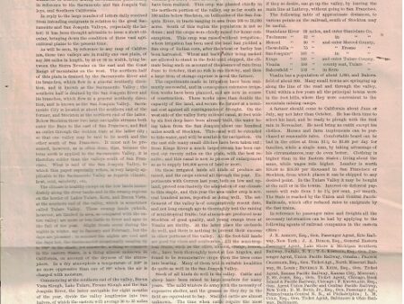 California Immigrant Union Letter #10 ~ San Francisco, August 19th, 1872