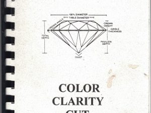 Diamond Grading Lab Book – Color, Clarity, Cut, Carat, Cost – Spiral Binding