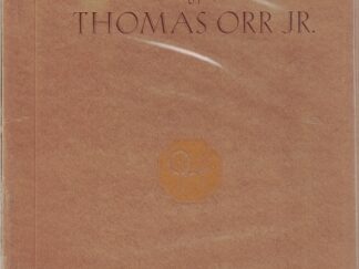 Life History of Thomas Orr, Jr. Pioneer Stories of California and Utah – 1930