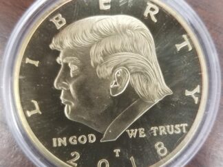 Gold-Colored Donald Trump Coin