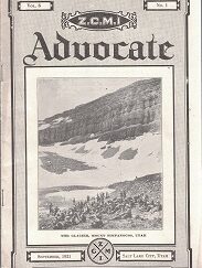 ZCMI Advocate, Vol. 6, No. 1, September, 1921