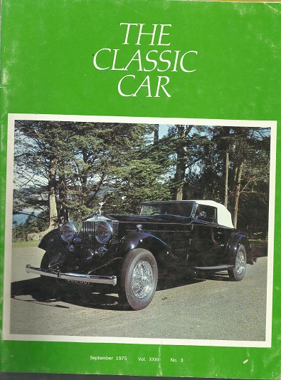 19 Issues of The Classic Car Magazines, 1967-1976