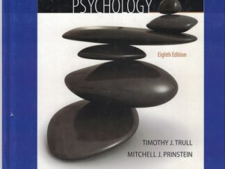 Clinical Psychology Instructor’s Edition  –  9780495508243 – Textbook