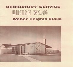 Dedicatory Service Uintah Ward Weber Heights Stake,  1966
