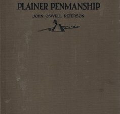 Plainer Penmanship – 1925 – John Oswell Peterson