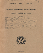 The Hepatic Circulation and Portal Hypertension – Leevy