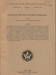 The Hepatic Circulation and Portal Hypertension – Leevy