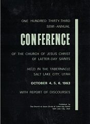 Conference Report October 1963 - One Hundred Thirty-Third Semi-Annual