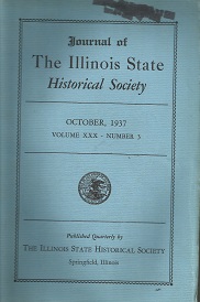 Journal of the Illinois State Historical Society, October 1937, Vol. 30, No. 3