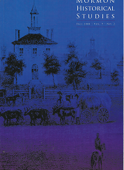 Mormon Historical Studies (Fall 2008, Vol. 9, No. 2)