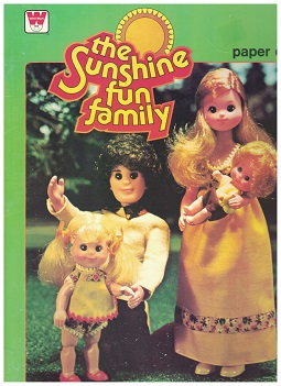 Sunshine Fun Family Paper Dolls – Large size softcover; unused