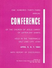 Conference Report April 1963 – One Hundred Thirty-Third Annual
