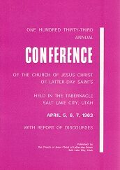 Conference Report April 1963 – One Hundred Thirty-Third Annual