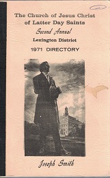 Second Annual Lexington District 1971 Directory, Kentucky-Tennessee Mission