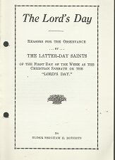 The Lord’s Tenth – Reasons for the Observance – B. H. Roberts – Pamphlet