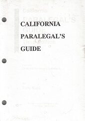 California’s Paralegal Guide – Zella Mack – 3rd Edition – Softcover – New in Plastic